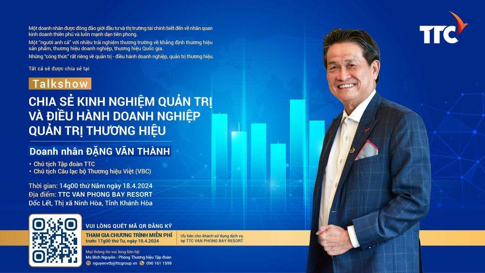 Talkshow "Chia sẻ kinh nghiệm quản trị và điều hành doanh nghiệp - quản trị thương hiệu"